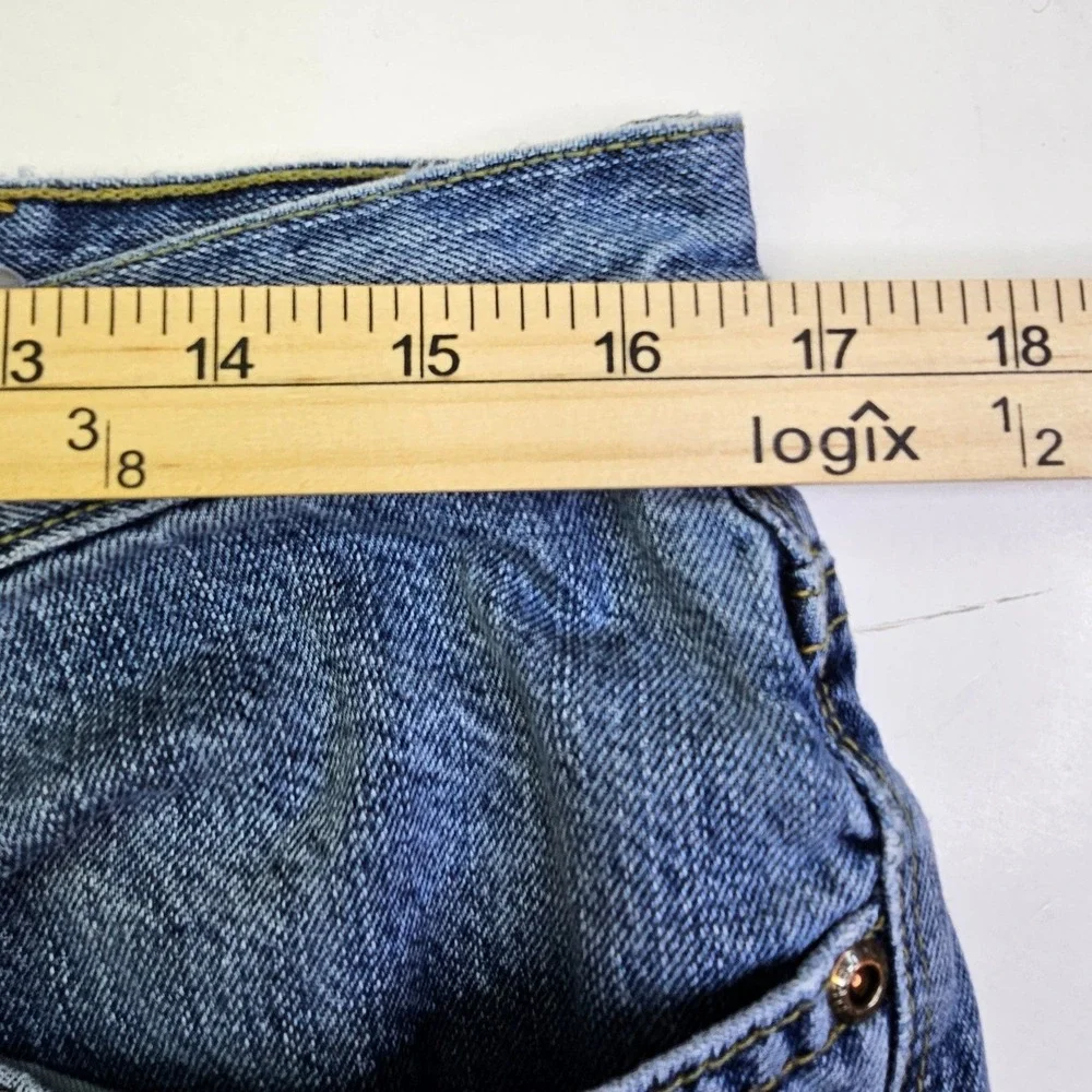 Cinch Mens MB92834003 Straight Leg Blue Denim Jeans 34x38 Medium Wash Cowboy - Picture 12 of 16